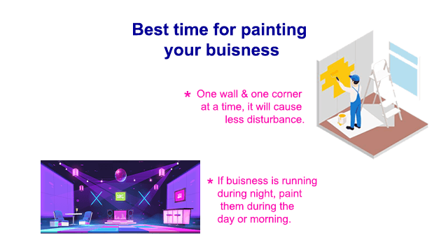 Tips to plan painting a business space without disturbance 2