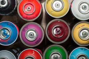 Graffiti Paints and Tools