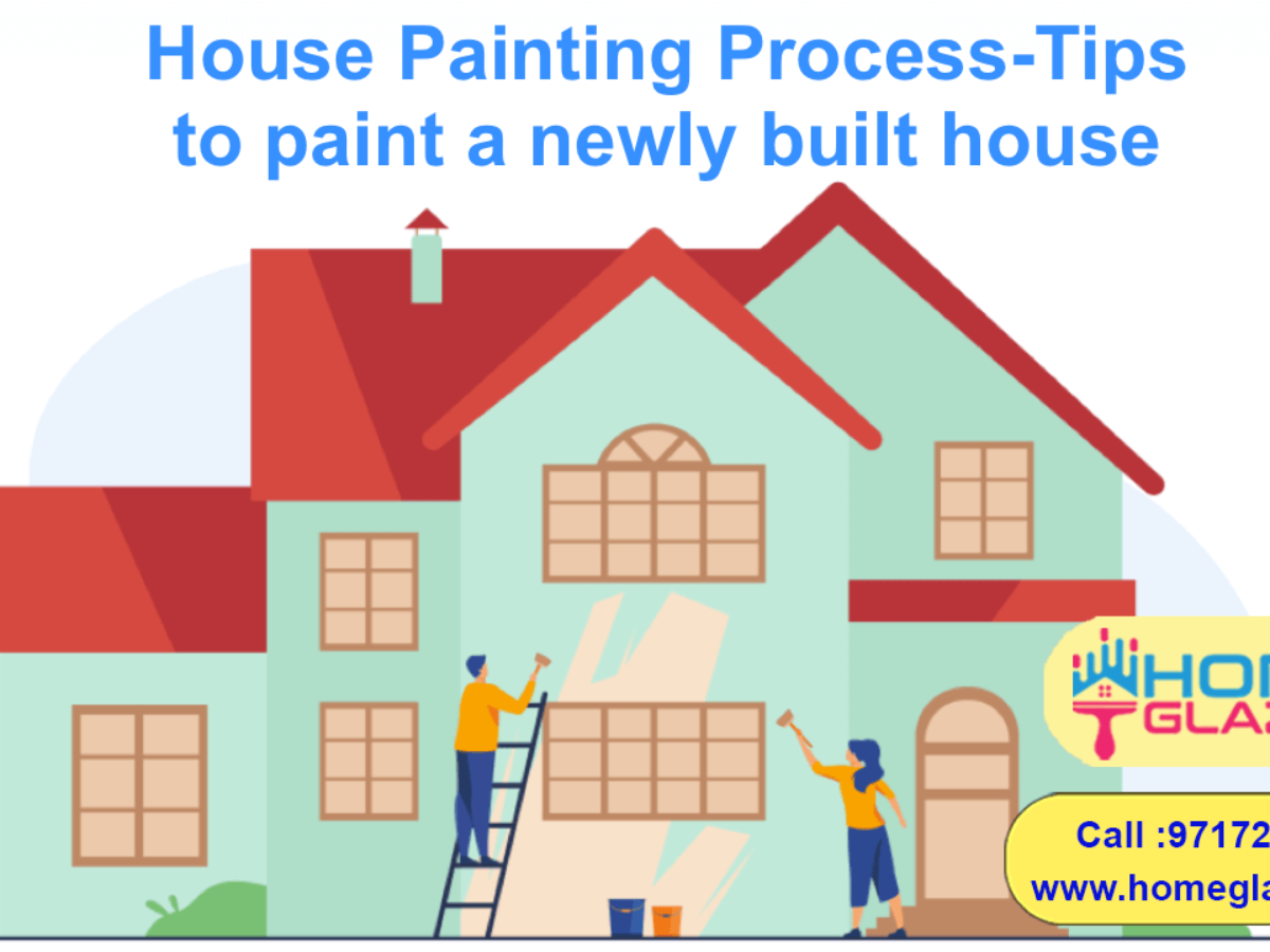 First time painting | Fresh Painting | How to paint a newly build ...