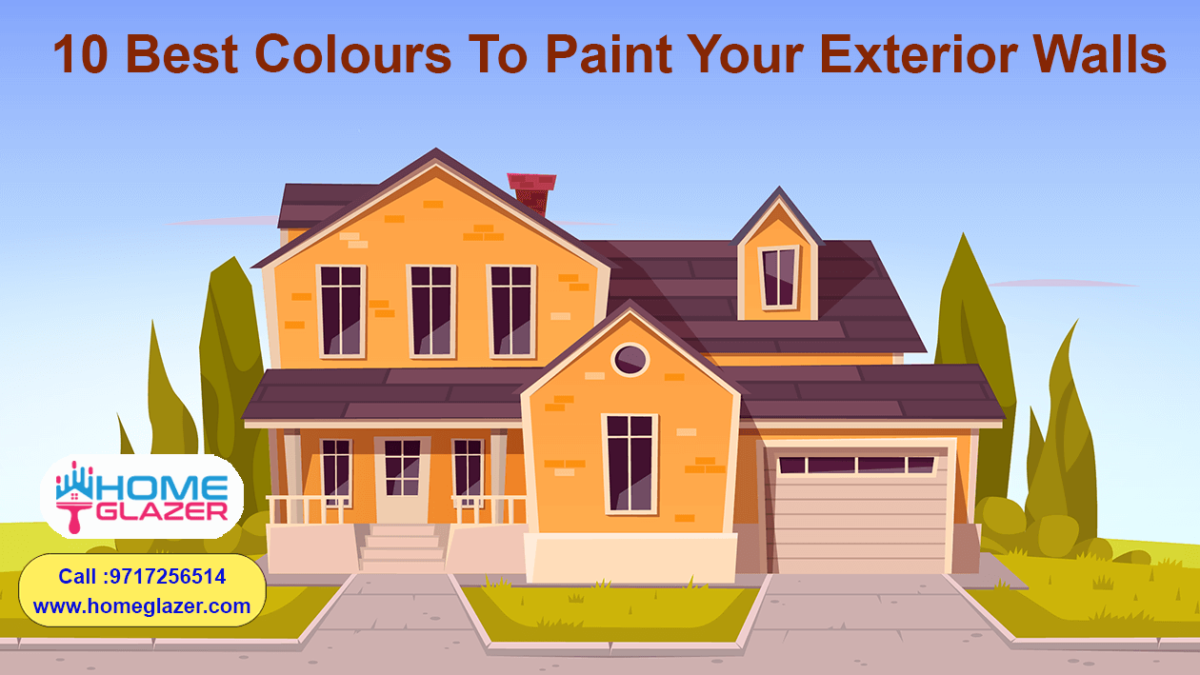 Exterior Walls Painting Ideas | 10 Best Colours for Exterior House ...