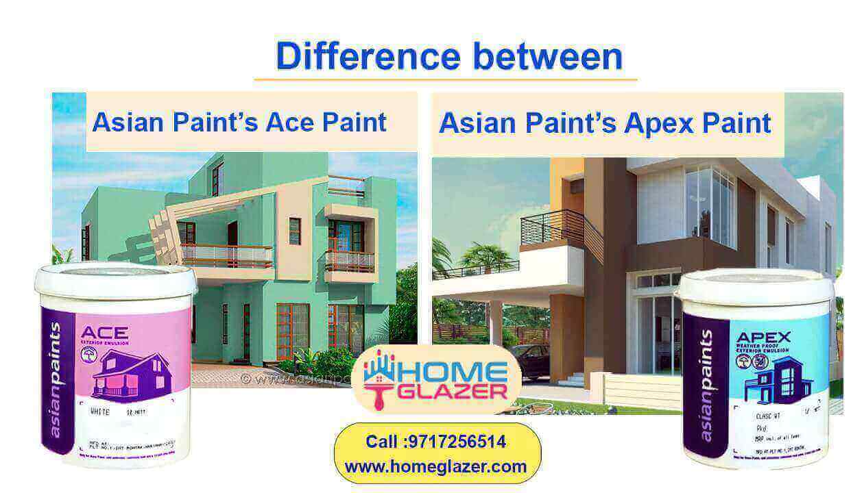 differece between aisan paints ace paint and apex paint