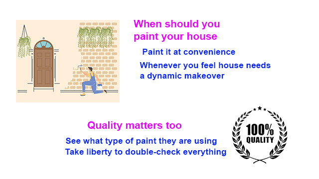 Best Weather Season to paint your house interior & exterior