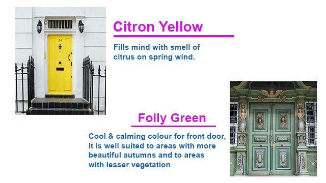20 Best colours for front door