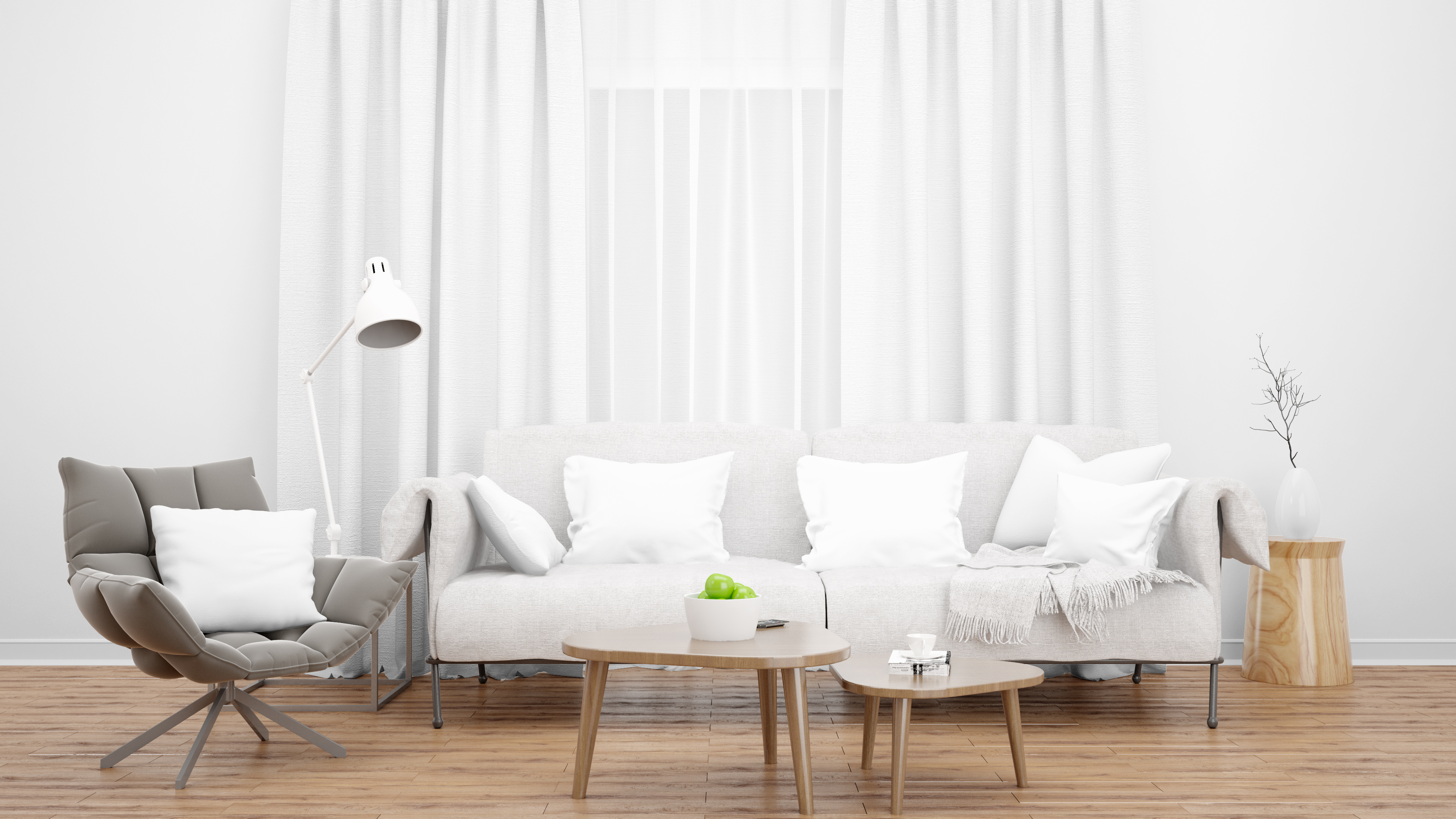 White Shade for Home Interiors