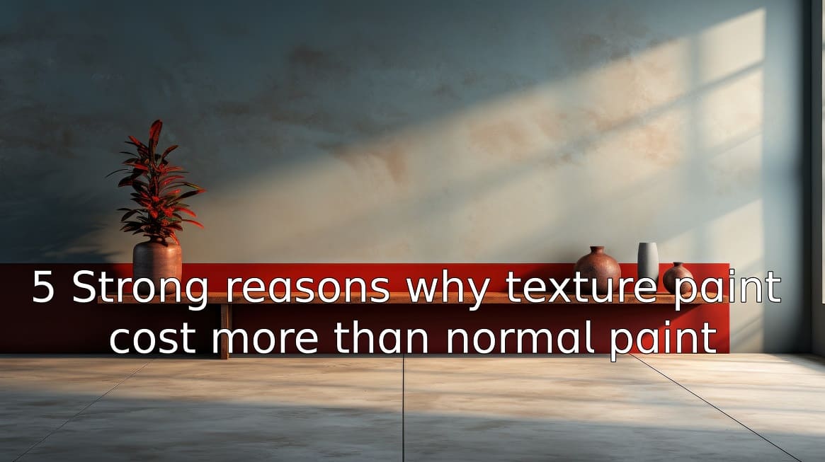 5 Strong reasons why texture paint costs more than normal paint